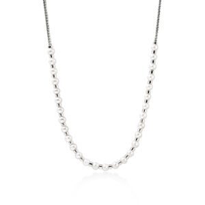 JH Essential Pearl Necklace, Sterling Silver, 2.5MM