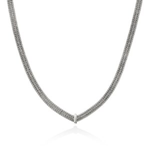 Icon Link Necklace, Sterling Silver, 6MM