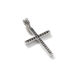 Jawan Cross Pendant Necklace, Sterling Silver