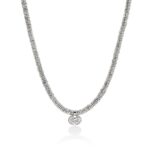 JH Lovestruck™ Heishi Pendant Necklace, Sterling Silver, Diamond, 2.0TCW