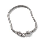 Naga Necklace, Sterling Silver, 7.5MM