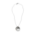 Naga Necklace, Sterling Silver, Pavé