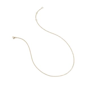 Rolo Chain Necklace, Gold, 1.5MM