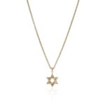 JH Essential Star of David Necklace, Gold