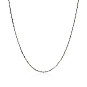 Box Chain Necklace, Sterling Silver, 1.6MM