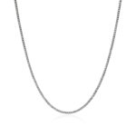 Curb Chain Necklace, Sterling Silver, 2.1MM