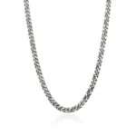Curb Chain Necklace, Sterling Silver, 7MM