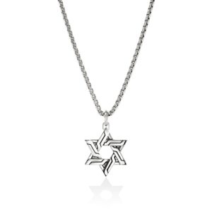 Icon 50 Star of David Pendant Necklace, Sterling Silver