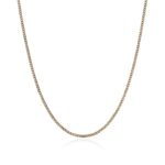 Curb Chain Necklace, Gold, 2.1MM