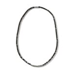Heishi Necklace, Sterling Silver, Hardstones, 4MM
