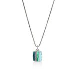 Icon 50 Necklace, Sterling Silver, Hardstones