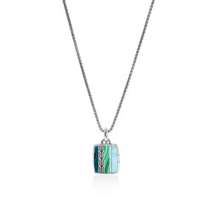 Icon 50 Necklace, Sterling Silver, Hardstones