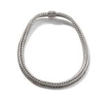Icon Chevron Necklace, Sterling Silver, 12MM