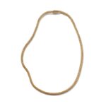Icon Chevron Necklace, Gold, 4.5MM
