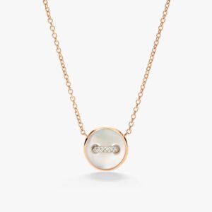 Pom Pom Dot Necklace with pendant