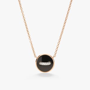 Pom Pom Dot Necklace with pendant