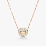 Pom Pom Dot Necklace with pendant