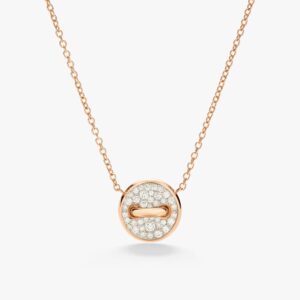 Pom Pom Dot Necklace with pendant