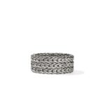 Icon Link Ring, Sterling Silver, 9MM