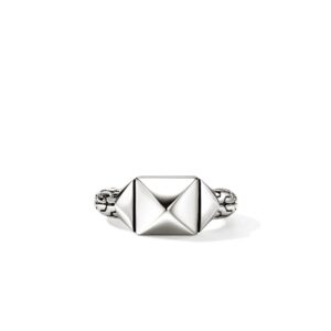 Icon Stud Ring, Sterling Silver, 9MM