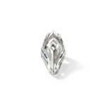 Naga Ring, Sterling Silver, Diamonds