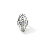 Naga Saddle Ring, Sterling Silver