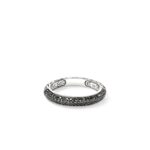 JH Essential Pavé Band Ring, Sterling Silver, Gemstones, 3.5MM
