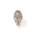Naga Ring, Gold, Diamonds
