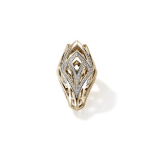 Naga Ring, Gold, Diamonds