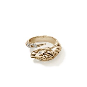 Naga Ring, Gold, Diamonds