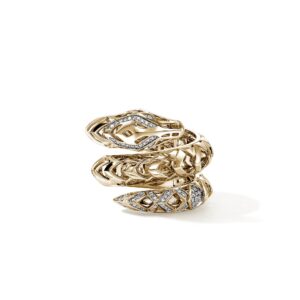 Naga Ring, Gold, Diamonds