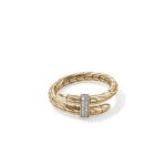 Spear Ring, Gold, Diamonds