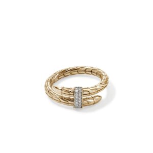 Spear Ring, Gold, Diamonds