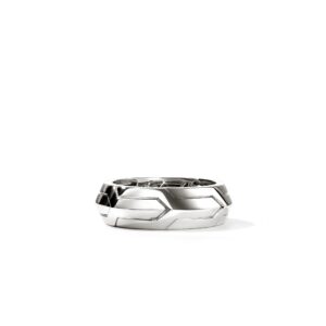 Icon 50 Band Ring, Sterling Silver, 7MM