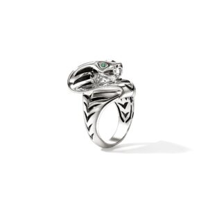 Legends Cobra Ring, Sterling Silver