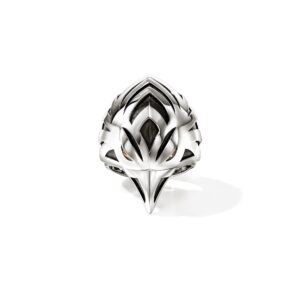 Legends Eagle Ring, Sterling Silver, Yellow Sapphire