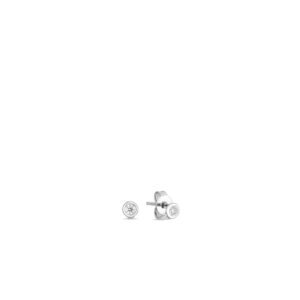 18K White Gold Classic Diamond Stud Earrings