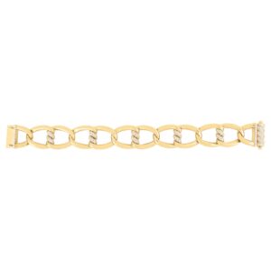 18K Yellow Gold Cialoma Diamond Knot Bracelet