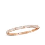 18K Rose Gold Love In Verona Pavé Bangle
