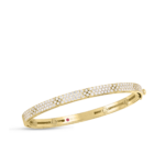 18K Yellow Gold Love In Verona Pavé Bangle