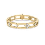 18K Yellow Gold Love In Verona Open Frame Diamond Bracelet