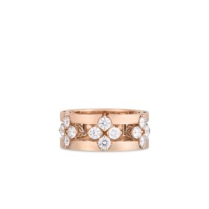 18K Rose Gold Love In Verona Diamond Open Frame Ring