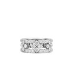 18K White Gold Love In Verona Diamond Open Frame Pavé Ring