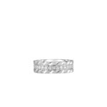 18K White Gold Siena Lucca Diamond Row Ring
