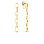 18K Yellow Gold Navarra Four Link Dangle Earrings