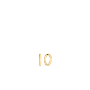 18K Yellow Gold The Perfect Hoop® Rounded Earrings