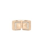18K Rose Gold Obelisco Diamond Accent Ring