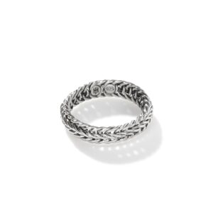 Icon Chevron Band Ring, Sterling Silver, 4.5MM