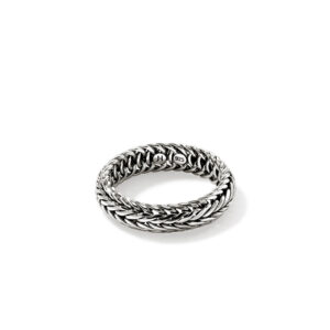Icon Chevron Band Ring, Sterling Silver, 6MM