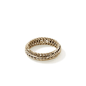 Icon Chevron Ring, Gold, 6MM